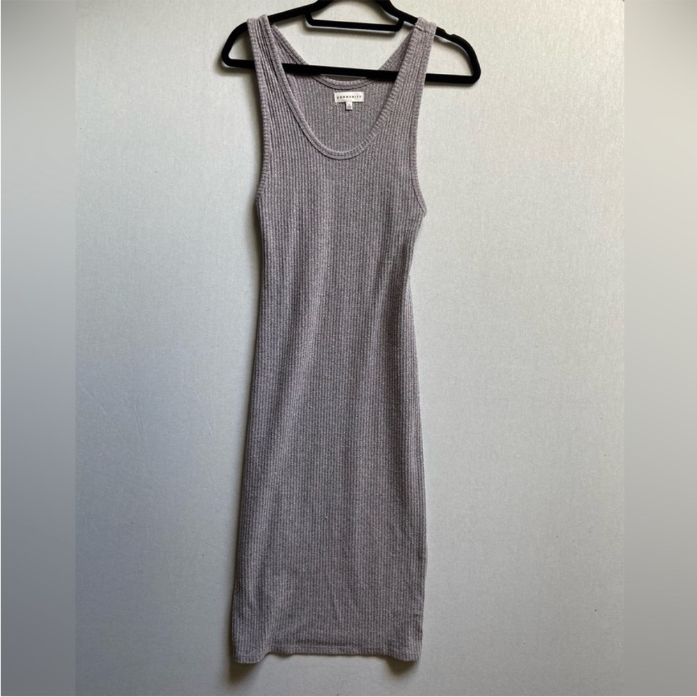 Community aritzia tank midi knit dress Sz M